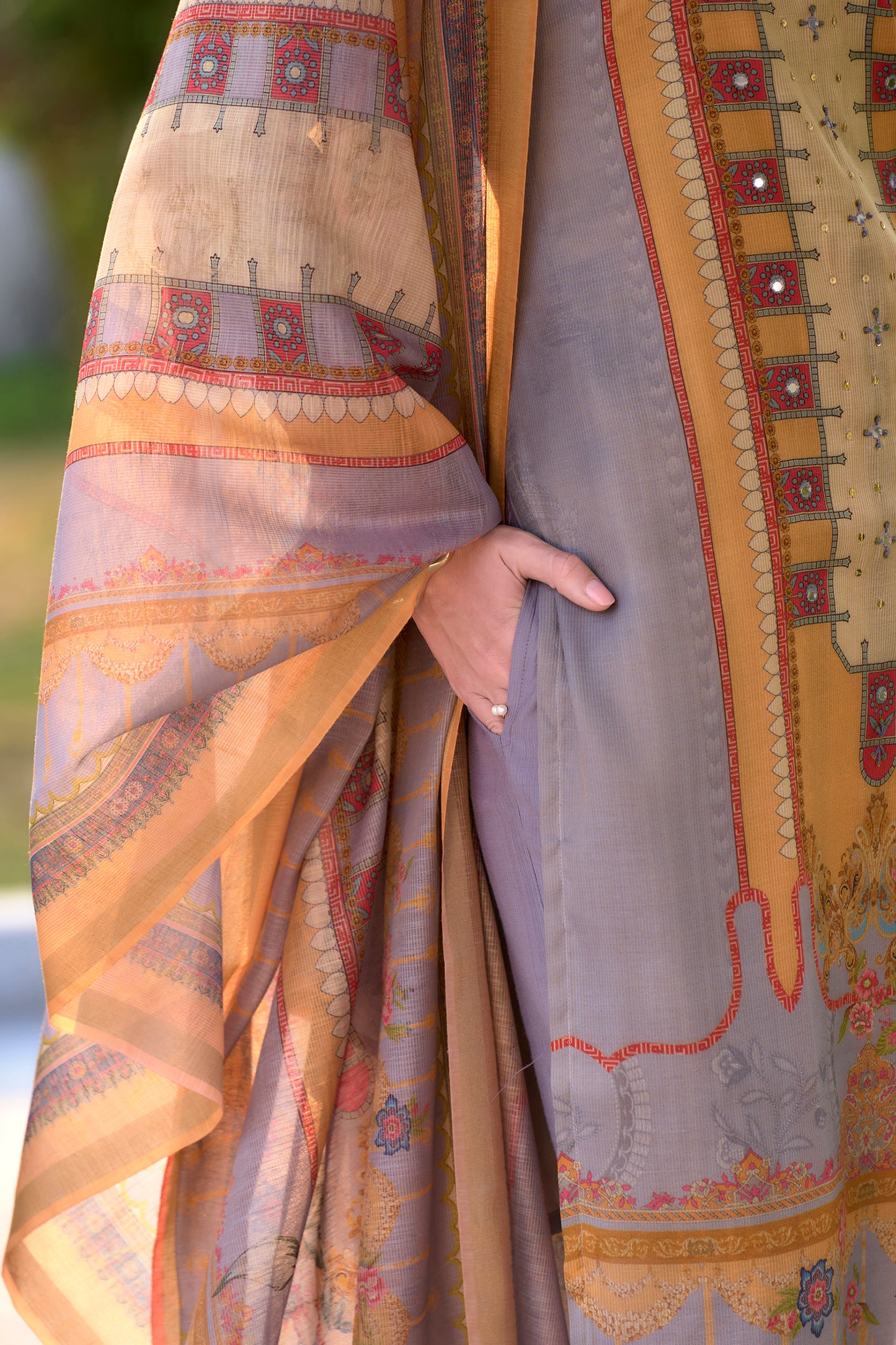 Elegant Silk Blend Embroidered Kurta Set with Dupatta | Traditional Ethnic Wear for Women