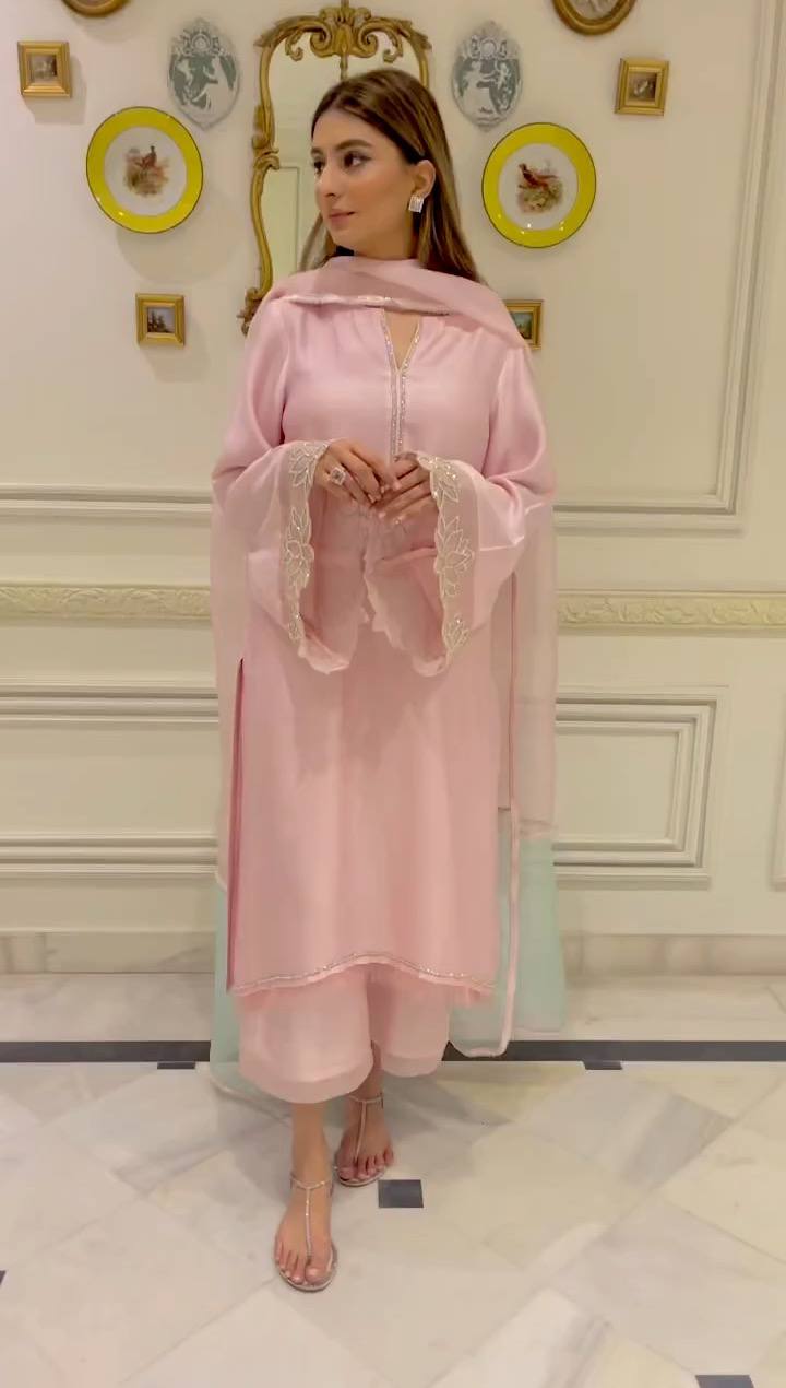 Pink Color Sharara For Raksha Bandhan By Stylish Ethnic