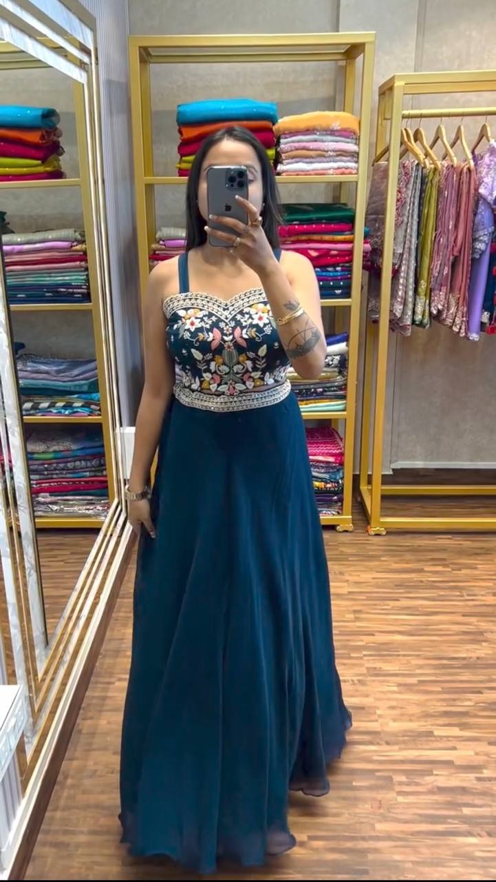 Party Wear Embroidery Shrug And Lehenga Collection