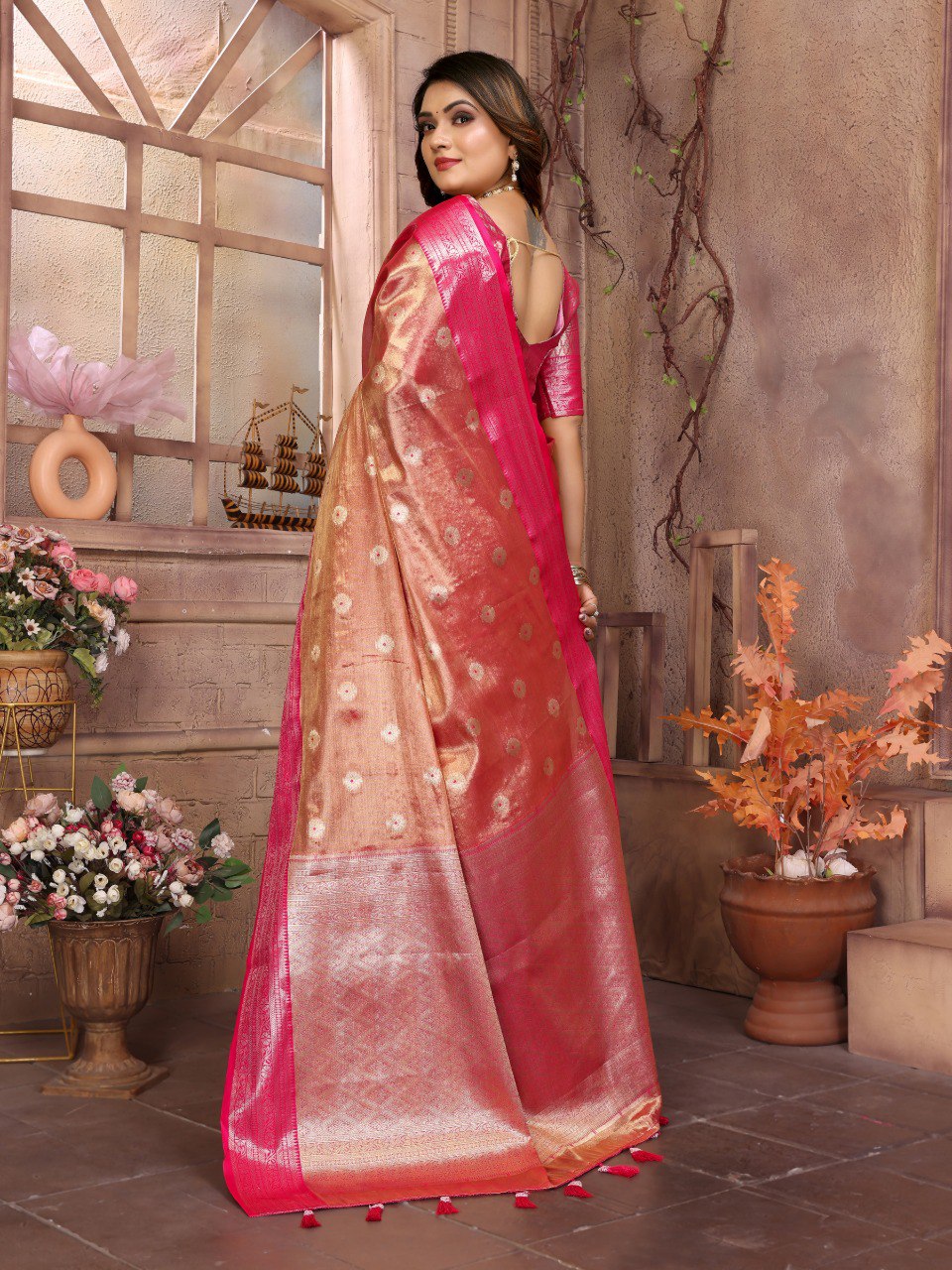 Ethnic Woven Design Zari Art Silk Banarasi Saree