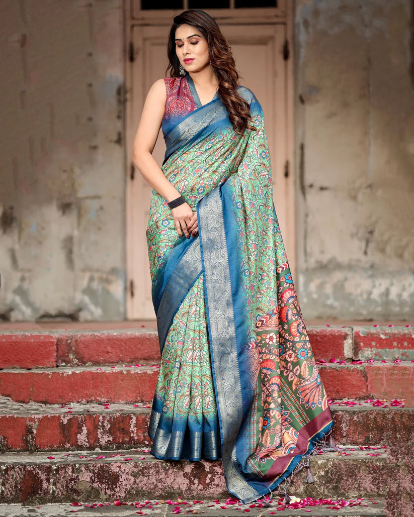 Pure Silk Digital Printed Casual Wear Special Saree