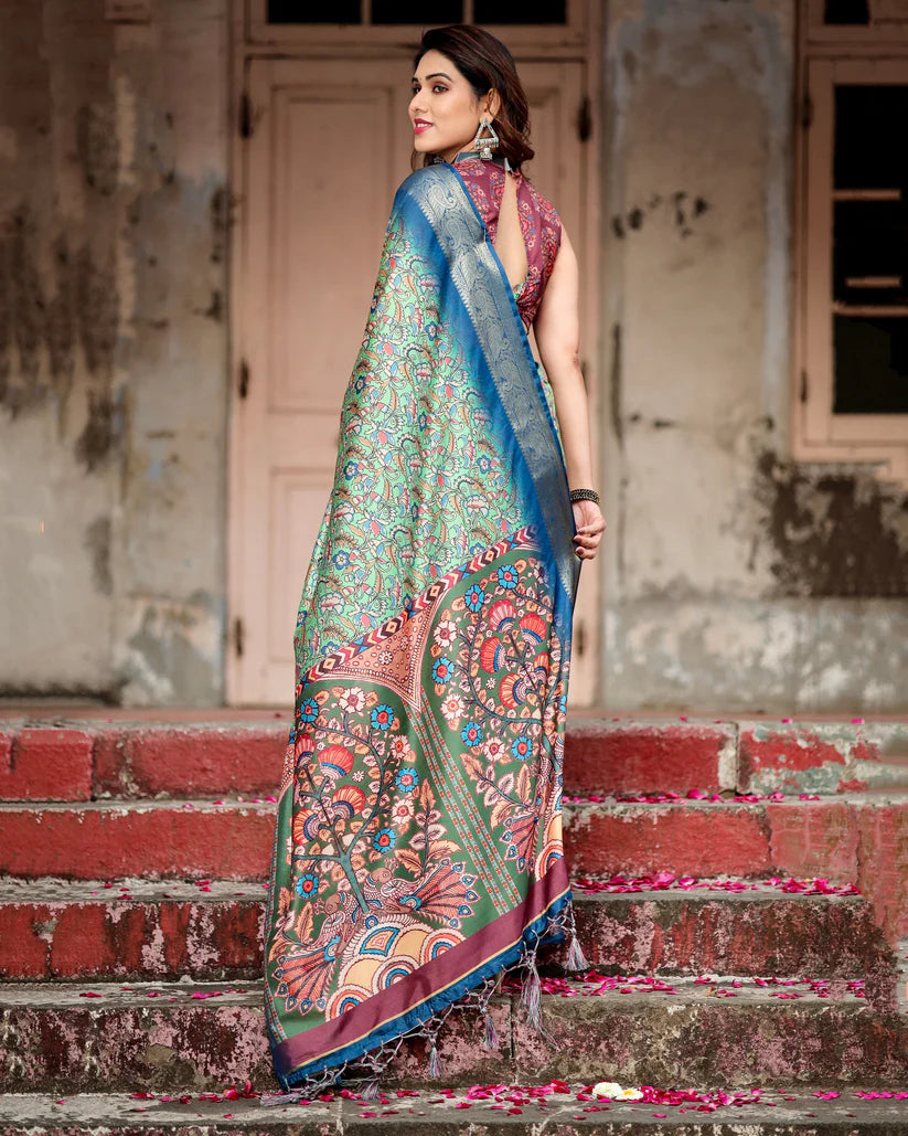 Pure Silk Digital Printed Casual Wear Special Saree