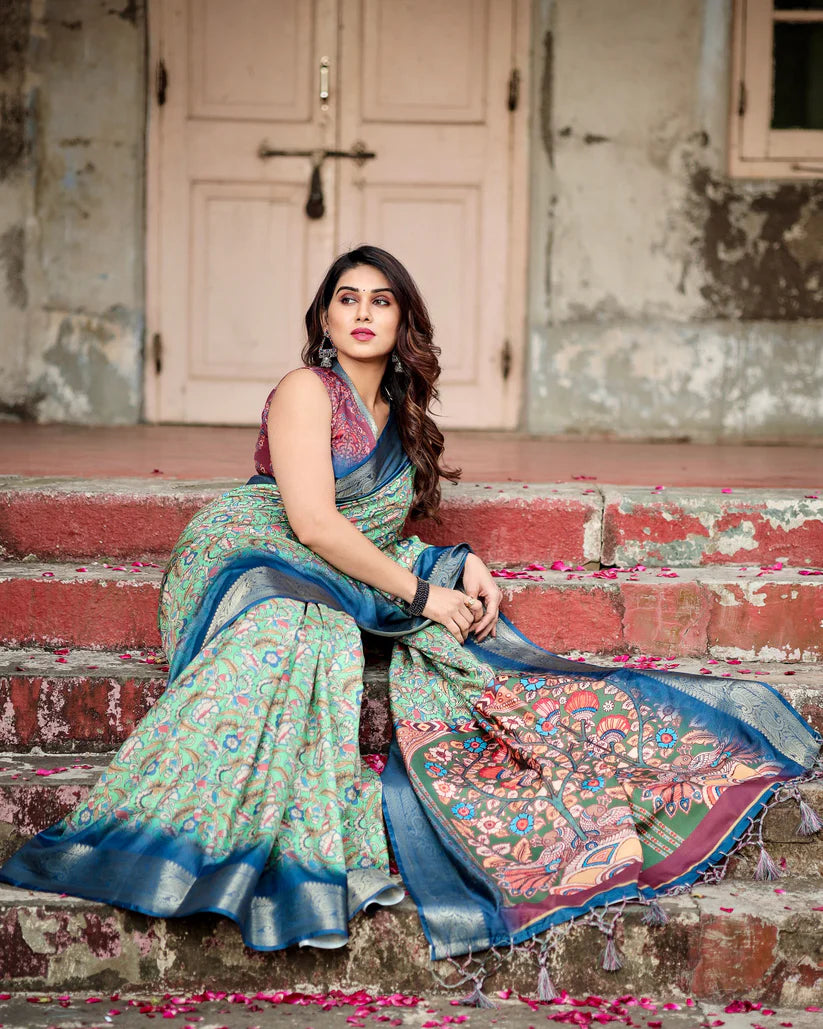 Pure Silk Digital Printed Casual Wear Special Saree