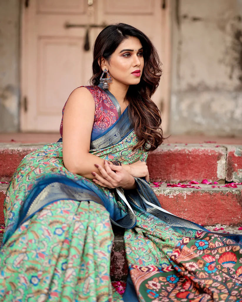 Pure Silk Digital Printed Casual Wear Special Saree
