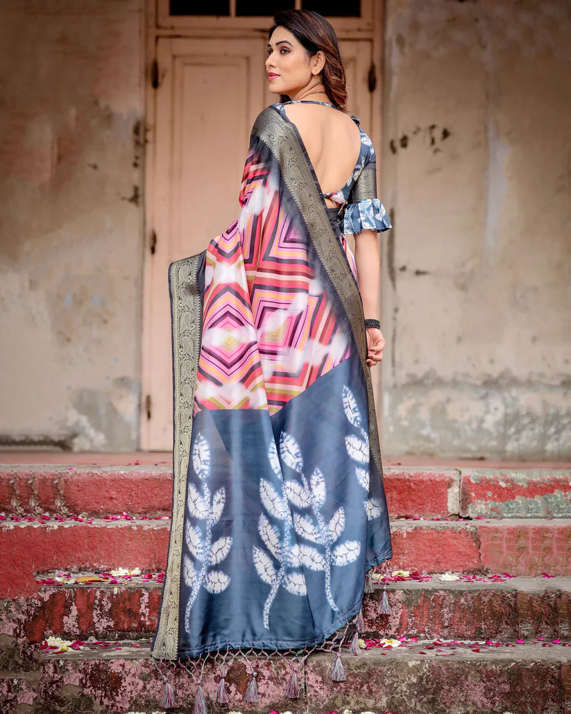 Pure Silk Digital Printed Occasions Wear Special Saree