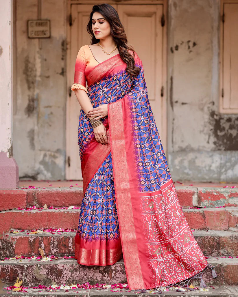 Impressive Look Pure Silk Digital Printed Saree