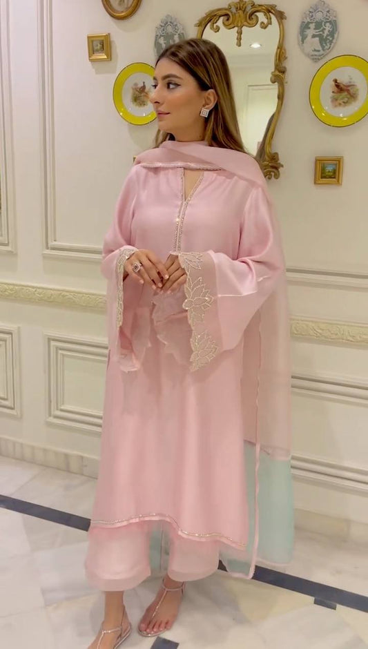 Pink Color Sharara For Raksha Bandhan By Stylish Ethnic