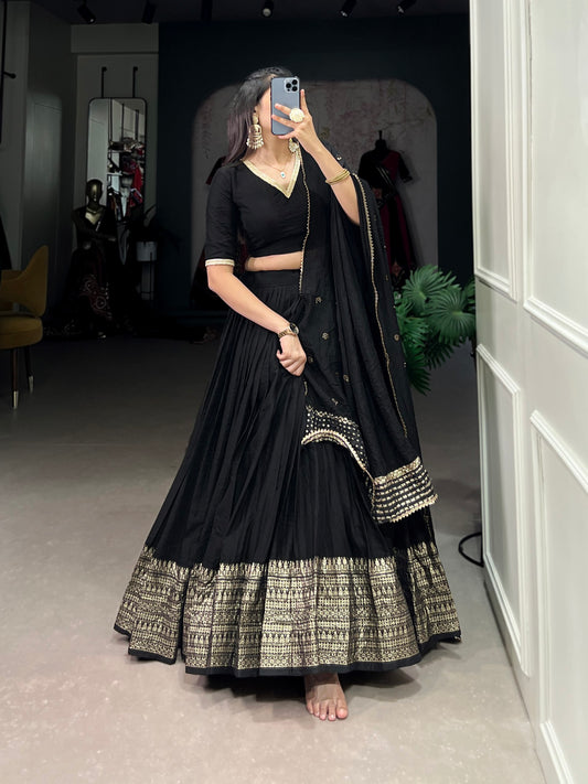 Classy Black Designer festive wear Lehenga Choli