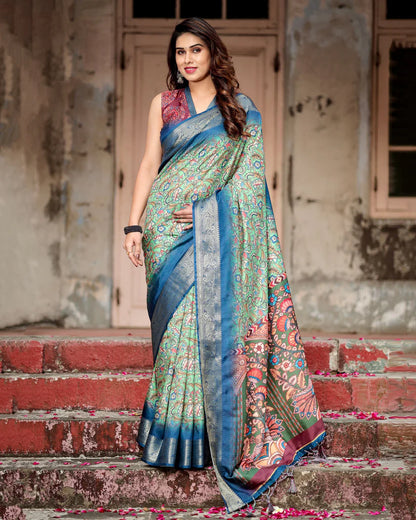 Pure Silk Digital Printed Casual Wear Special Saree