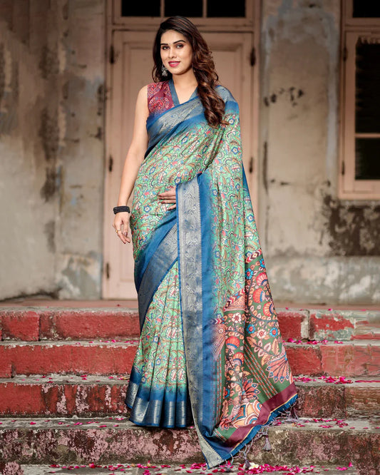 Pure Silk Digital Printed Casual Wear Special Saree